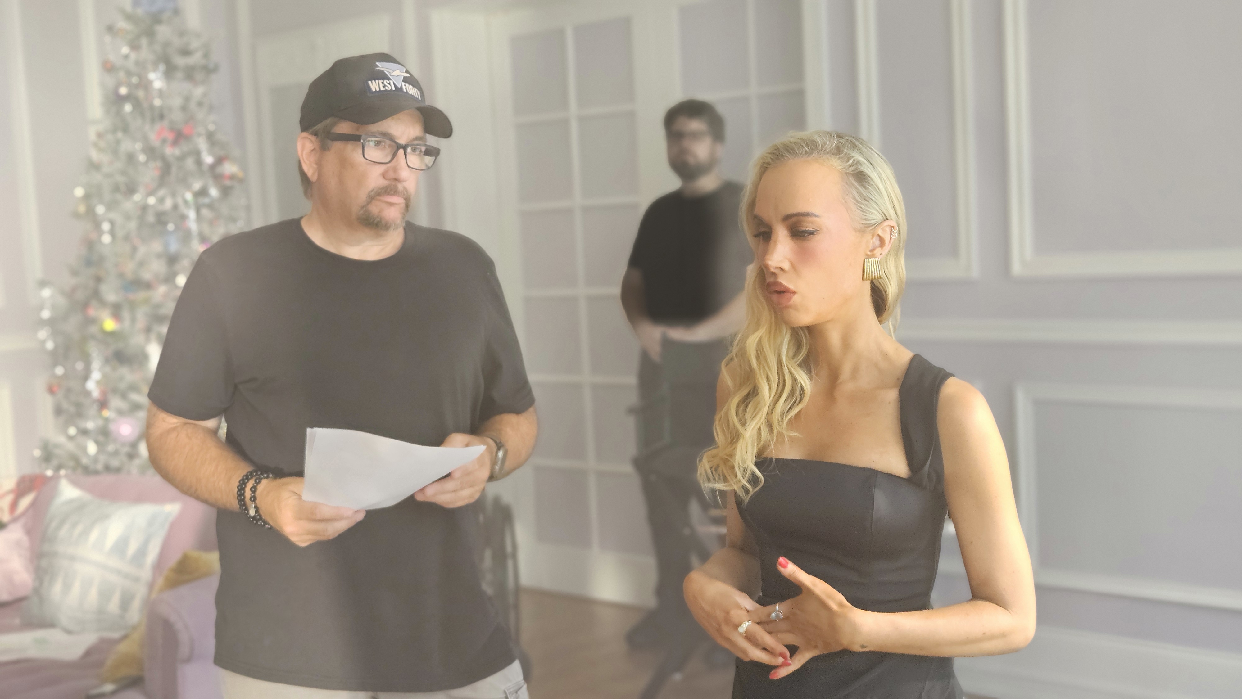 C Wayne France directing Hannah May Evans on Jessie